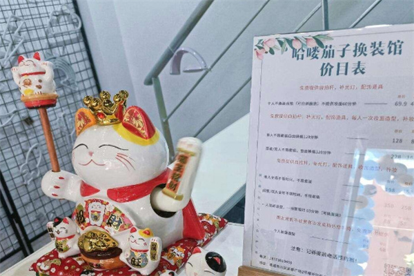 哈嘍茄子換裝館加盟