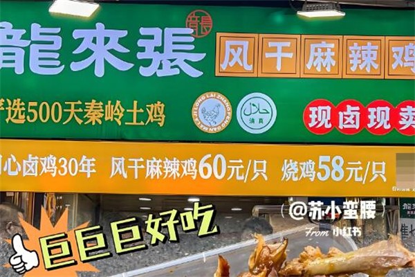 龍來張風干麻辣雞加盟